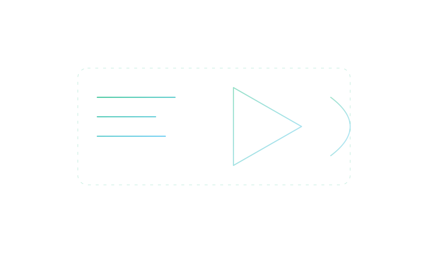 Abstract brackets and flow lines suggesting developer APIs
