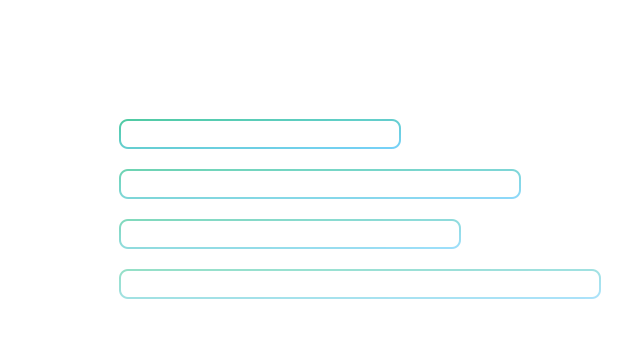 Abstract transparent stacked bands suggesting profiles