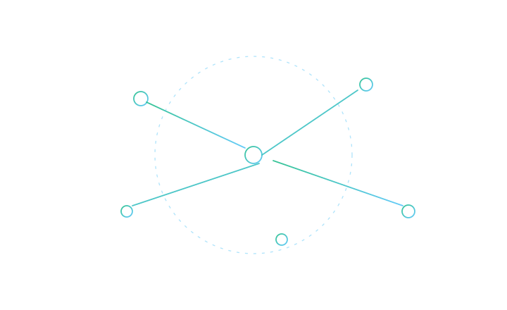 Abstract transparent cluster of interconnected proof motifs