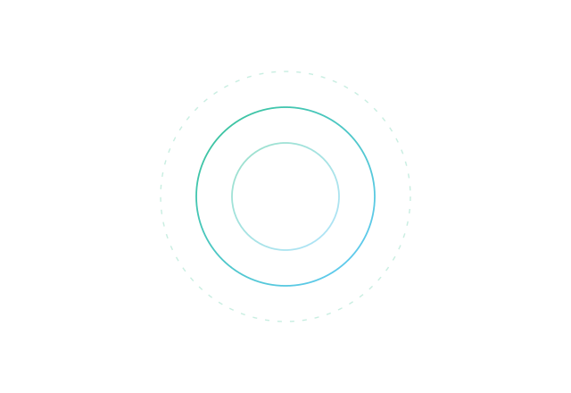 Abstract transparent radial score motif