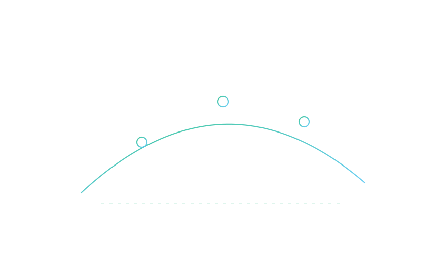 Abstract ascending path suggesting phased delivery