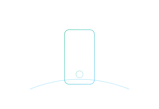 Abstract handset and gauge rings suggesting safe load limits
